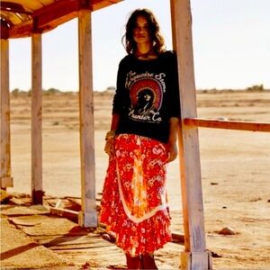 Spell Revolver Midi Skirt